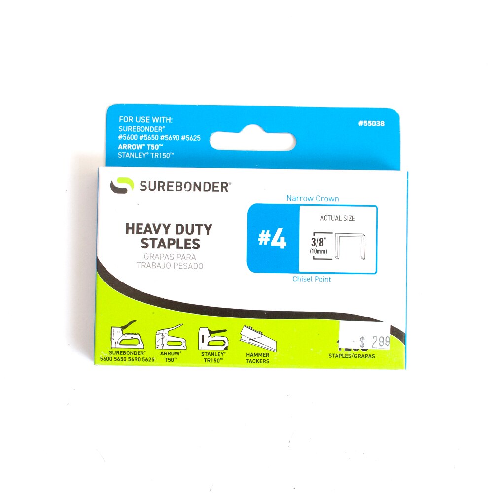 Surebonder, Staples, Stapler, 3/8", #4